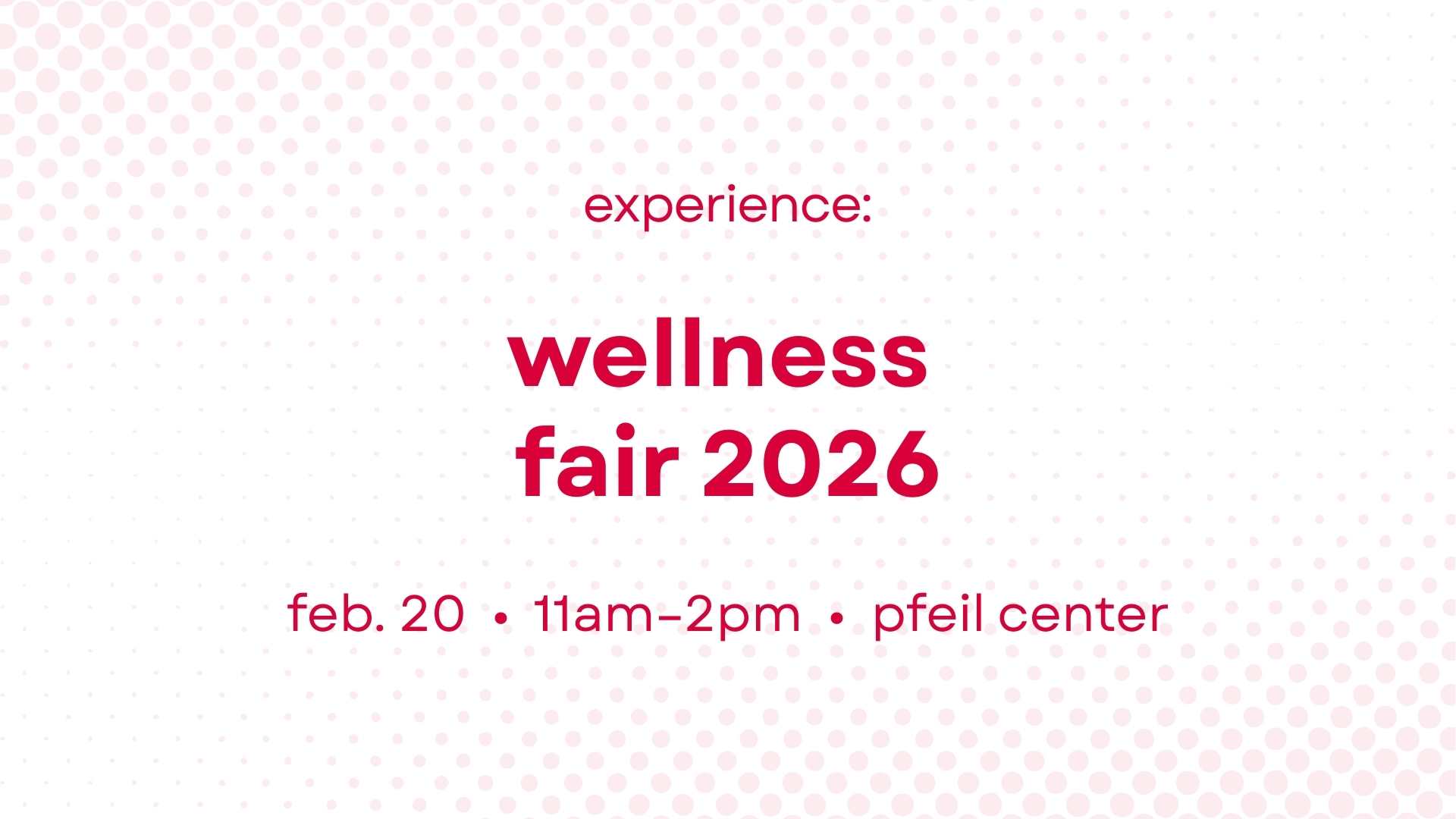 Wellness Fair slide